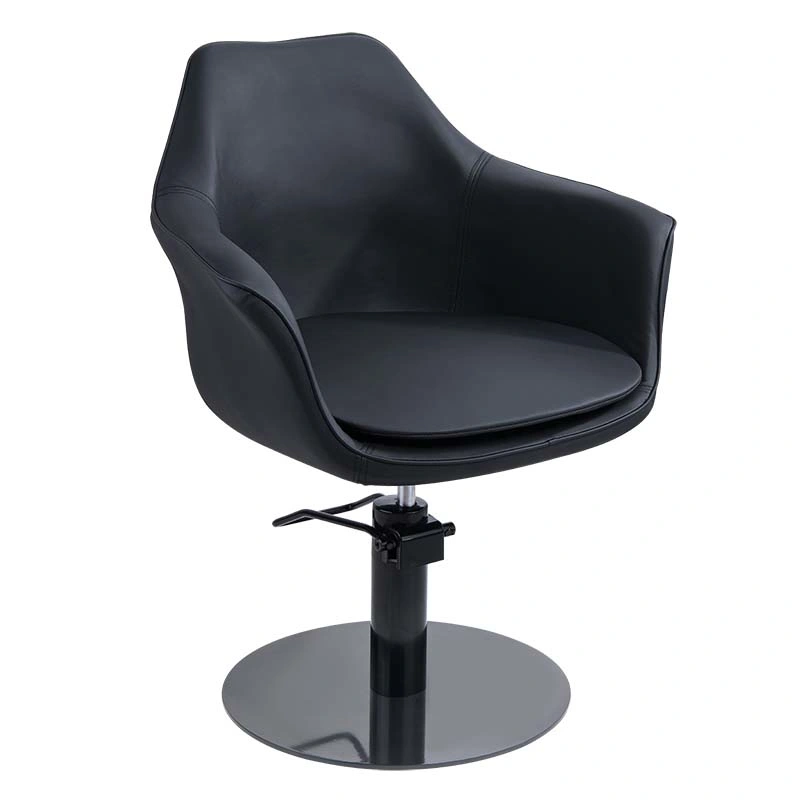 Hairdressing Salon Chair Hydraulic Lift with Square Base Styling Chair Barber Chair Salon Equipment Manufactory