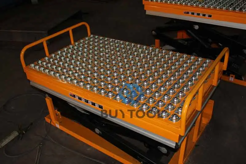 Hydraulic Scissor Lift Table with Roller Table Scissor Lift