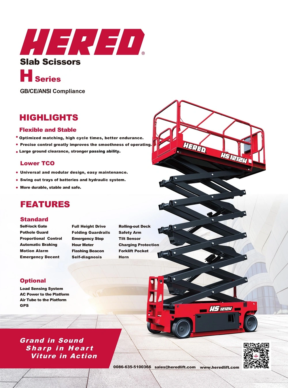 High Response Rate Self Propelled Lift Scissor / Work Lift Tables
