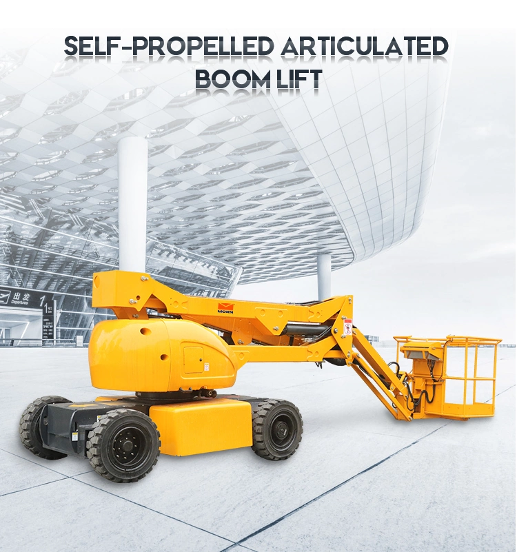 Articulated Self Propelled Telescopic Boom Lifts Folding Arm Lift