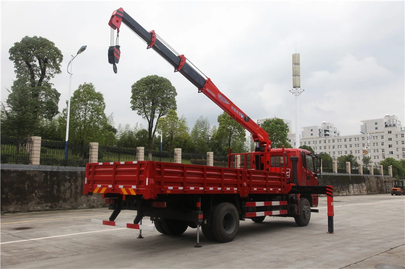 7 Tons Hydraulic Telescopic Boom Crane Truck Mounted Crane mini crane hydraulic