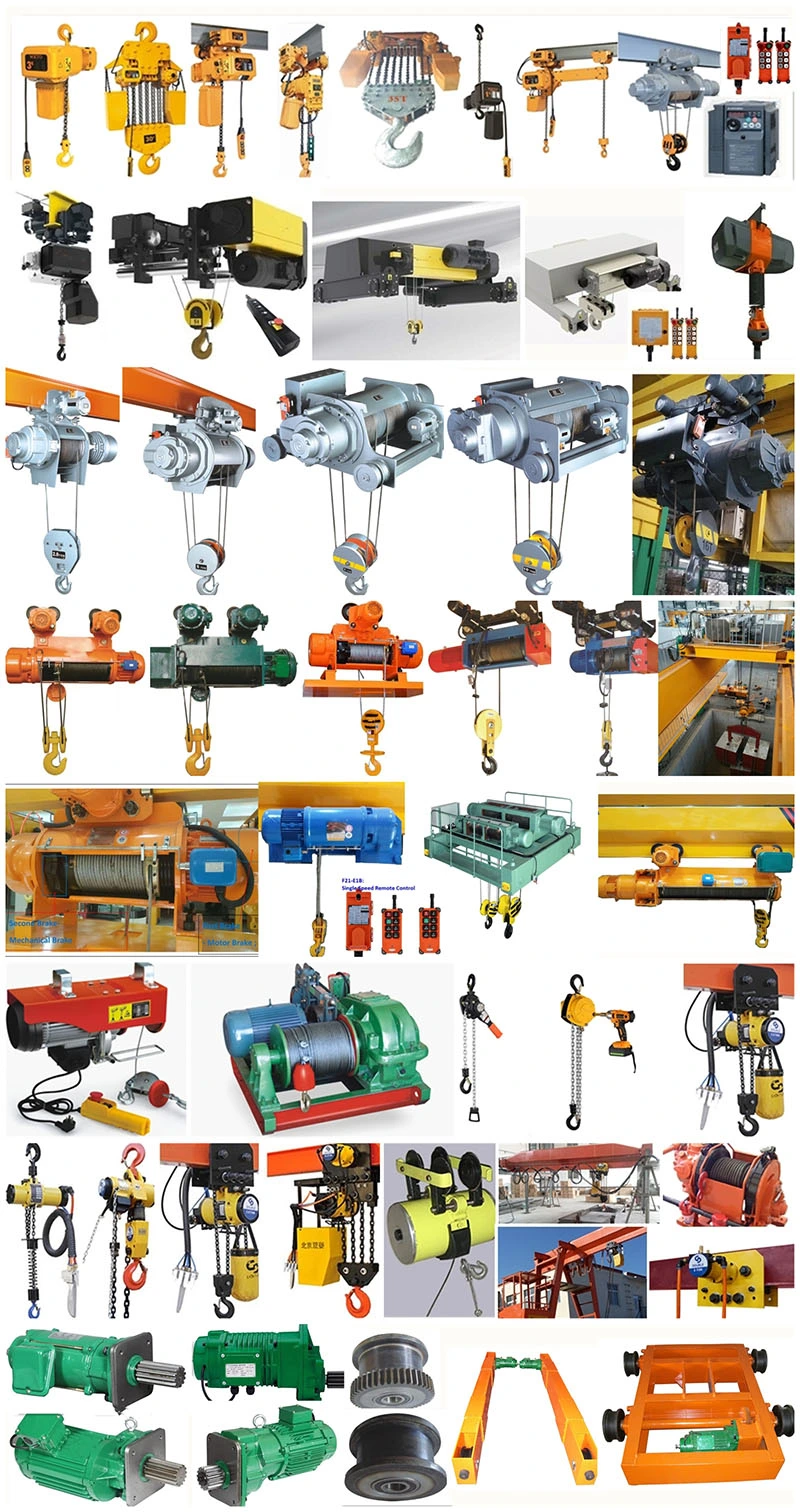 Beam Lifting Manual 10ton Geared Monorail Trolley for Hoist