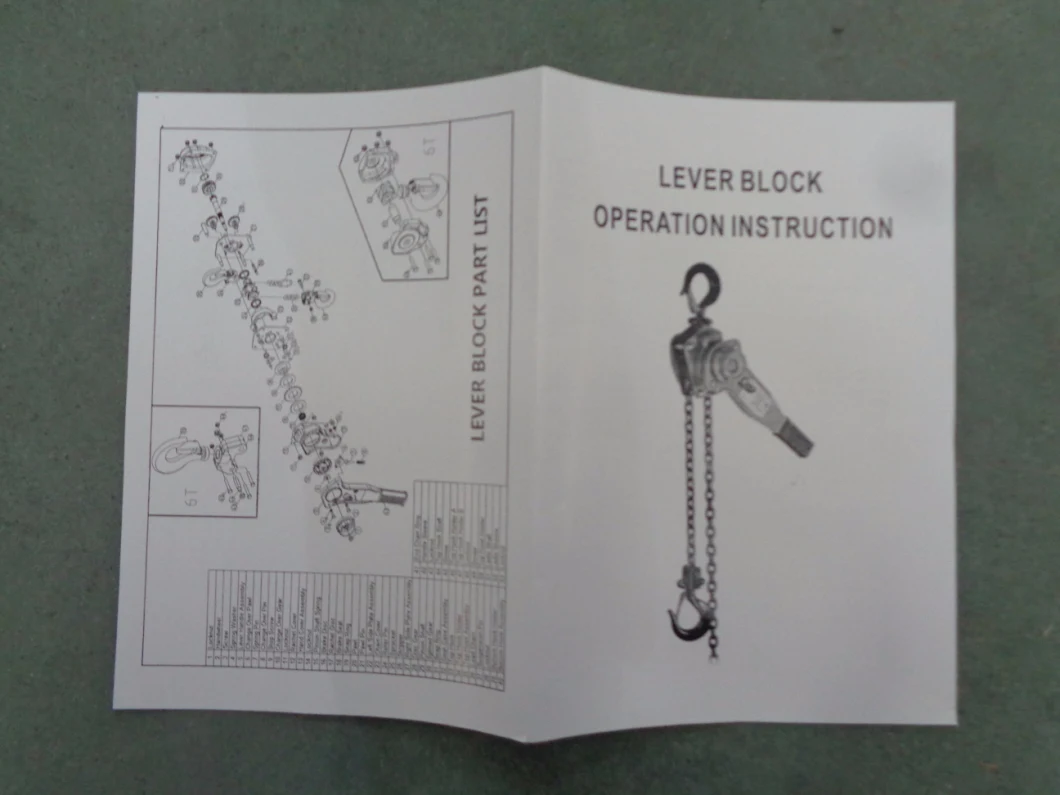 Manual Lever Hoist 3m Lifting Chain Hoist