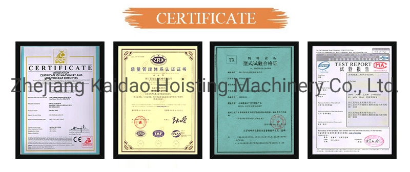 Heavy Duty China Manufacturer 15 Ton 20 Ton Electric Chain Hoist