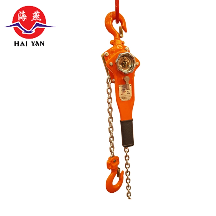 Chain Hoist 3/4 Ton Ratchet Lift with 2 Heavy Duty Hooks