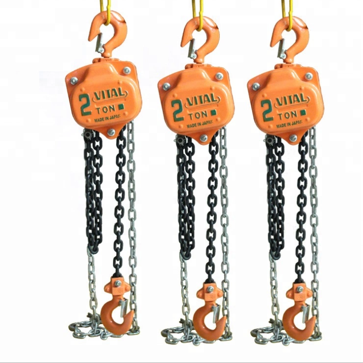 Factory Price 1 Ton Hsvt Manual Chain Block Chain Hoist