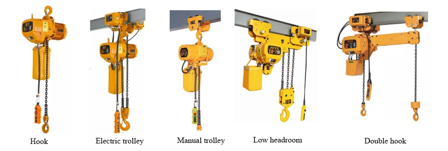 0.5t - 50t China Manufacture Hhbb Electric Chain Hoist Tecle for Sale