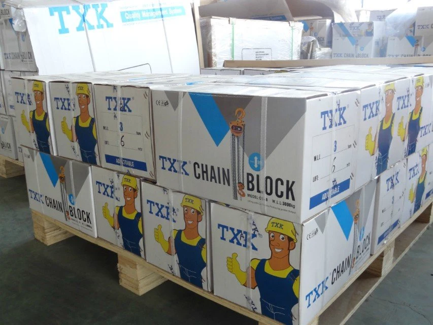 Txk Factory Manufacturer Chain Block Hand Hoist 3ton