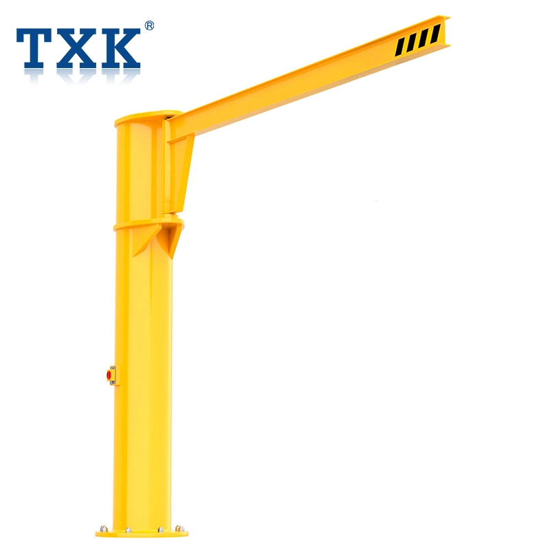 Txk 2ton 3ton 5ton 360 Degree Electric Rotation Fixed Column Pillar Jib Crane with Chain Hoist