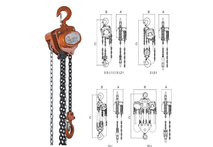 1ton Vital Chain Hoist /Manual Chain Block Hoist / Hand Winch