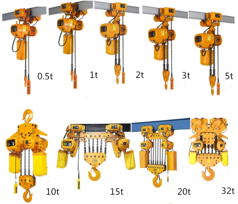 0.5t 1t 2t Hoist Lift Electric Chain Hoist