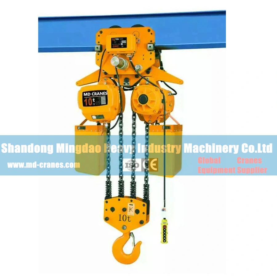 Pendent Button Control Electric Chain Hoist for Sale