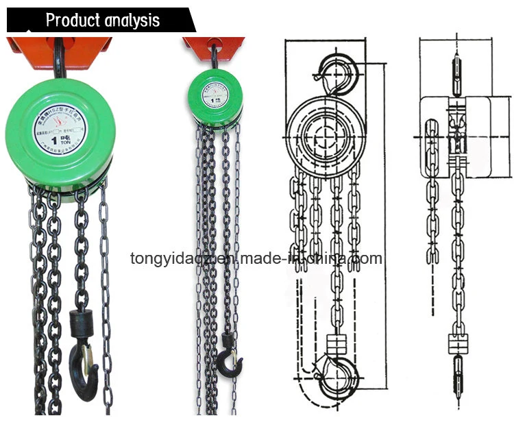 Chain Hoist 3 Ton Chain Hoist 3 Meters Hand Chain Hoist