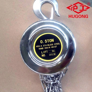 Manual Stainless Chain Hoist Hand Pulley Chain Hoist