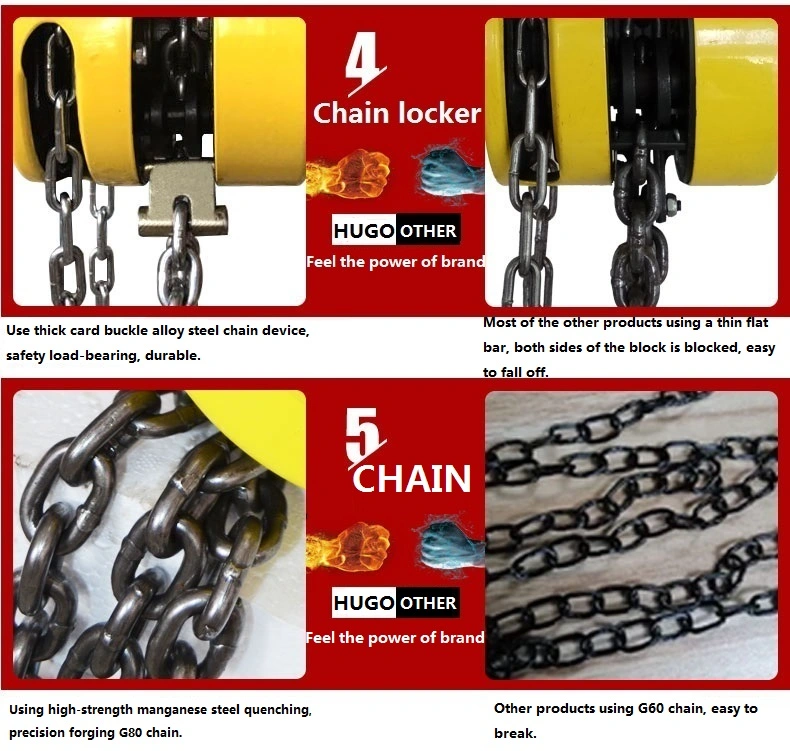 2 Ton Lift Chain Hoist/ Hand Operated Chain Block
