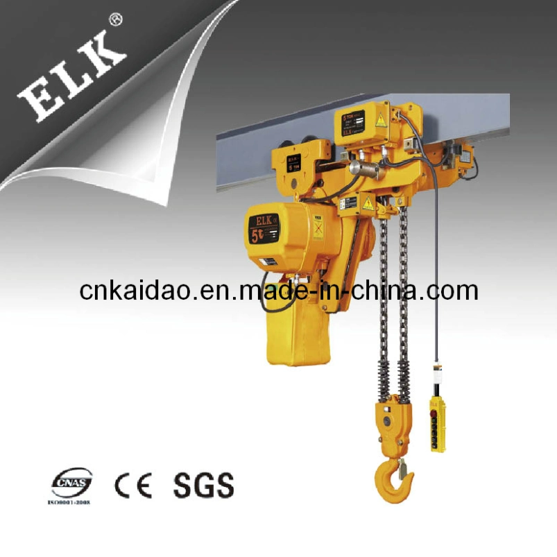 220V Single Phase Power-off Protection Electric Chain Hoist for Sale