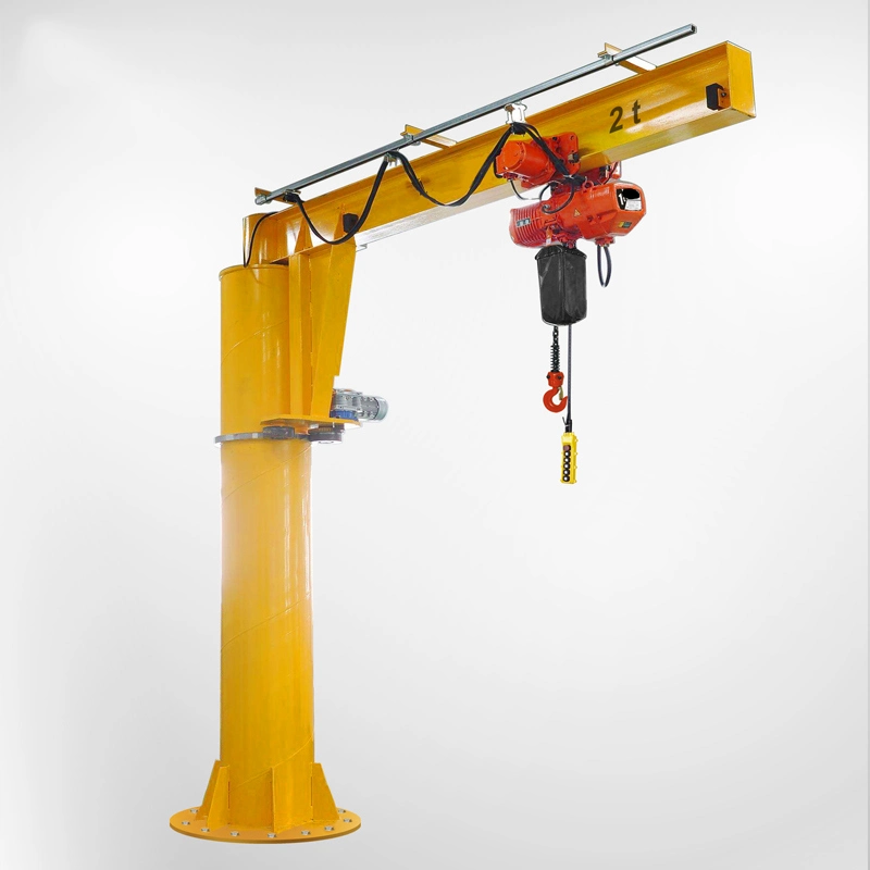 2t Motor Rotation Arm Lift Jib Crane with Electric Chain Hoist