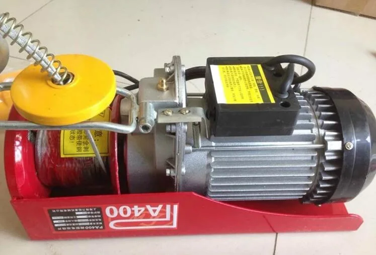 Home Used 800kg Electric Hoist with Cable Controller