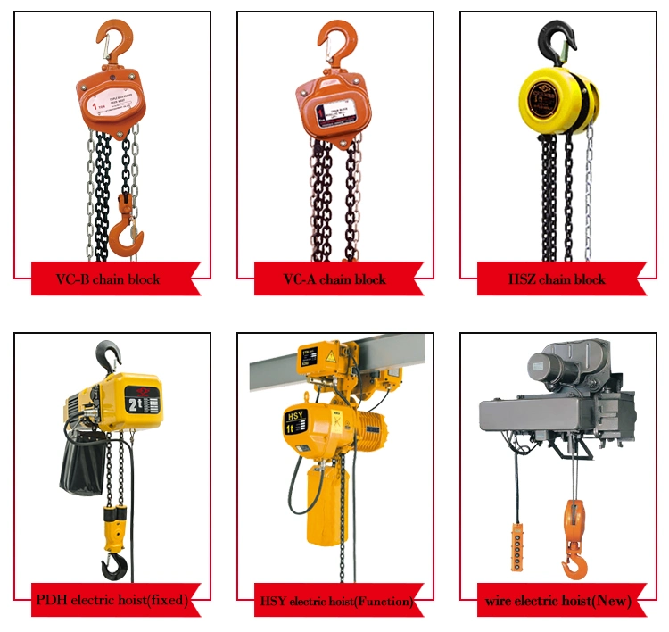 5000kg Lifting Hand Lever Chain Pulley Hoist Block with TUV