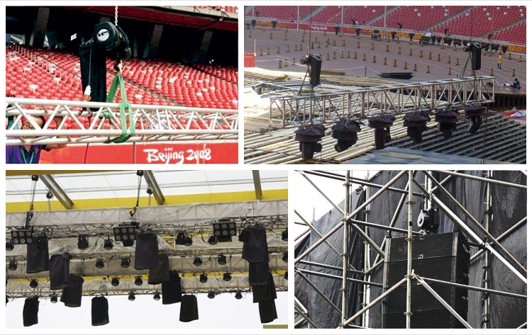 Stage Electric Hoist with Rain-Proof by Hang Upside Down