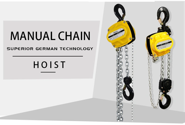 1ton*3m Black Lift Equipment Manual Chain Pulley Block/Chain Hoist