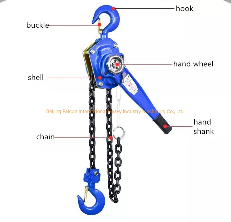Hsh Type Hand Lifting Lever Hoist Not Electric Chain Hoist