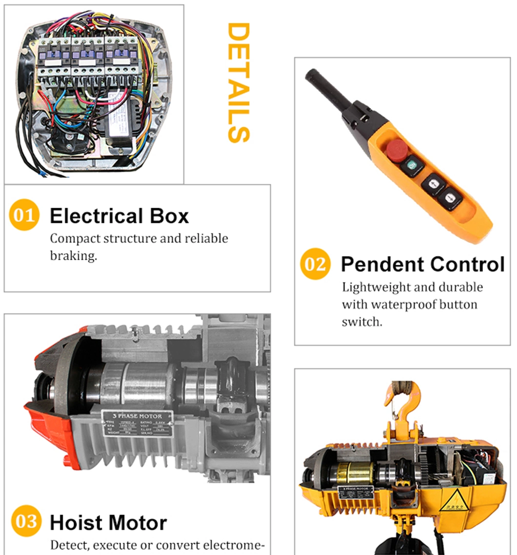 1 Ton Japan Type Electric Chain Hoist Electric Hoist