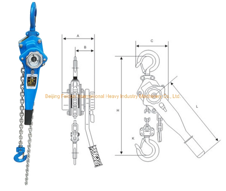 Hsh Type Hand Lifting Lever Hoist Not Electric Chain Hoist