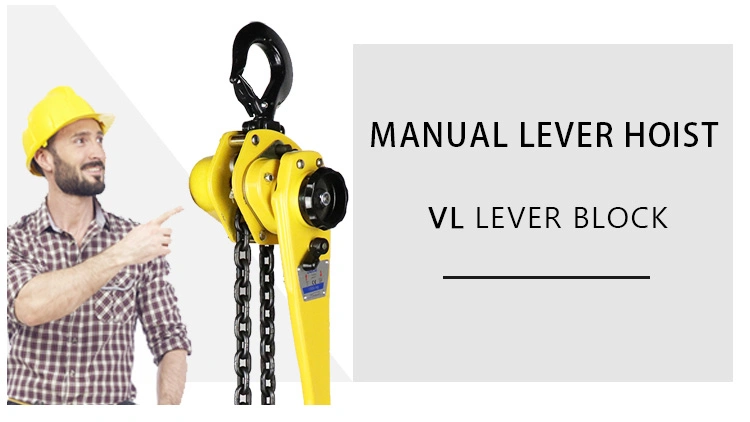 Dele Vl 3 Ton Small Lifting Devices Manual Pulling Lever Hoist Block
