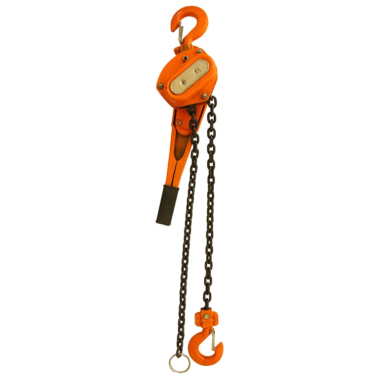 0.75t Orange Color Chain Block Hoist Ratchet Hoist