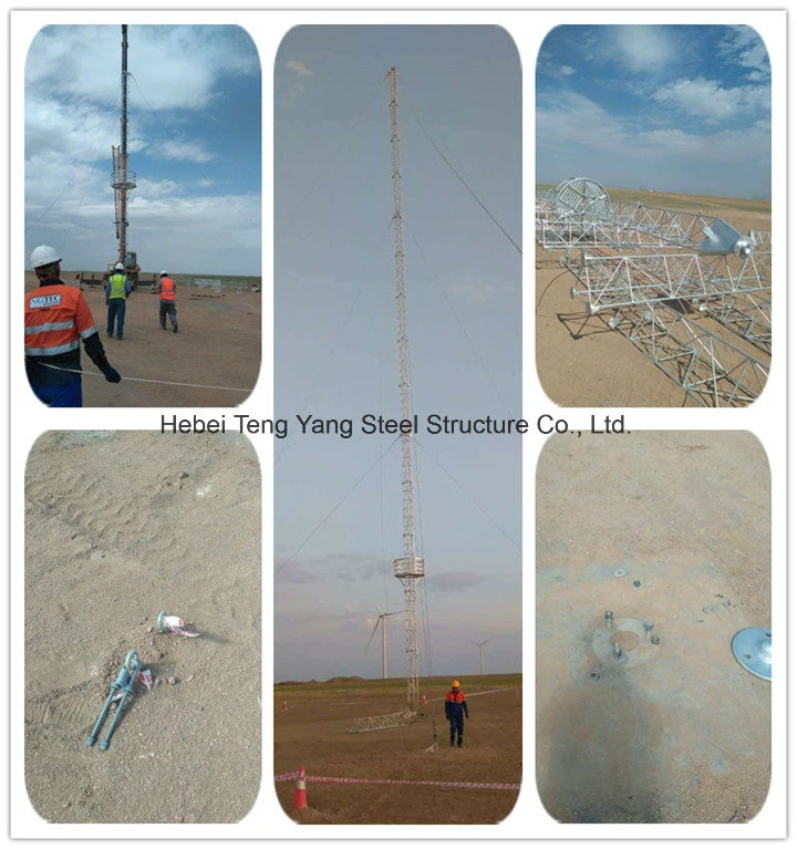 15m (49feet) High Mast Lighting Antenna Mast Communication Tower