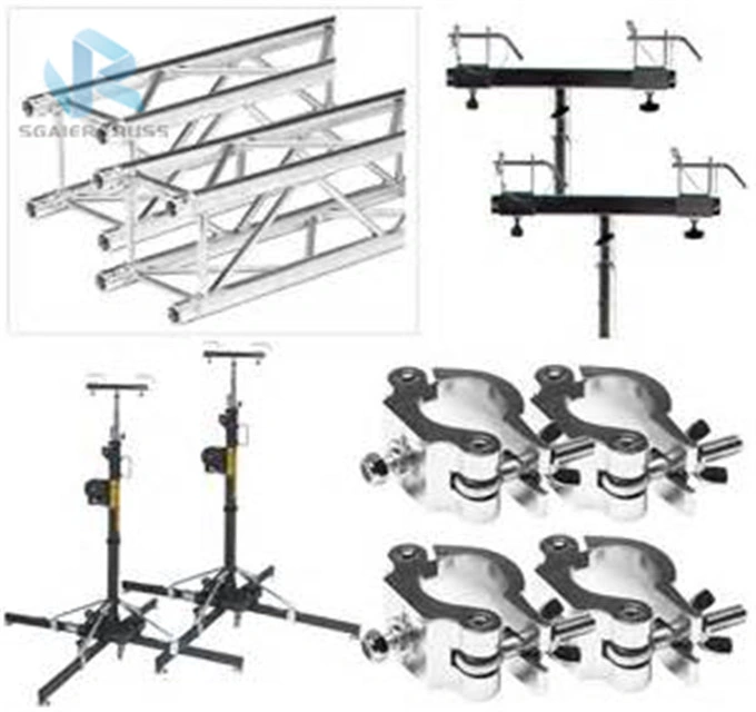 Easy Install Steel Crank Stand for Event Lighting Stand Truss Lift Tower
