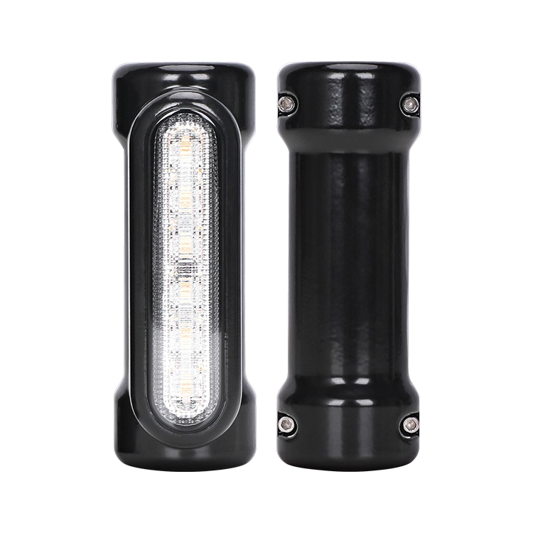 6W Black and Silvery LED Daytime Running Light Motorcycle Pole Lamp LED Car Light Motorcycle Light Motor Light Motor Day Light Motor Pole Light Hand Motor Pole