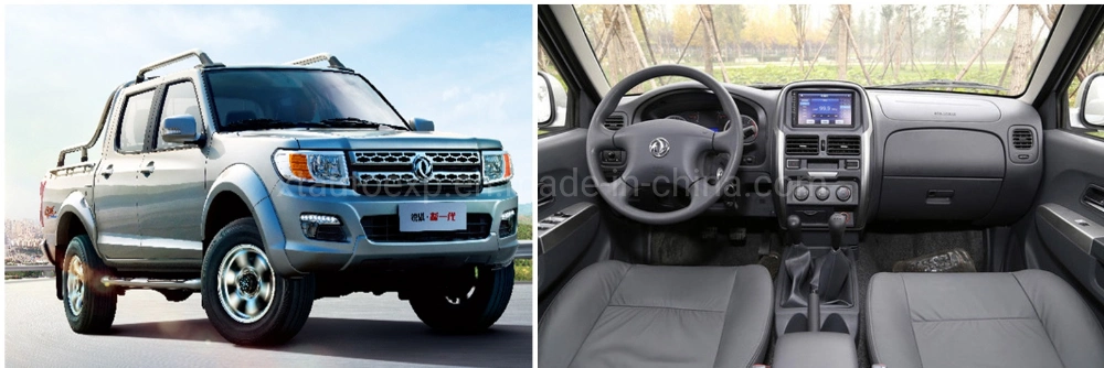Dongfeng 2WD 4WD Gasoline 2.4L Engine Manual Gearbox Pickup Double Cabin Light Cargo Truck Car