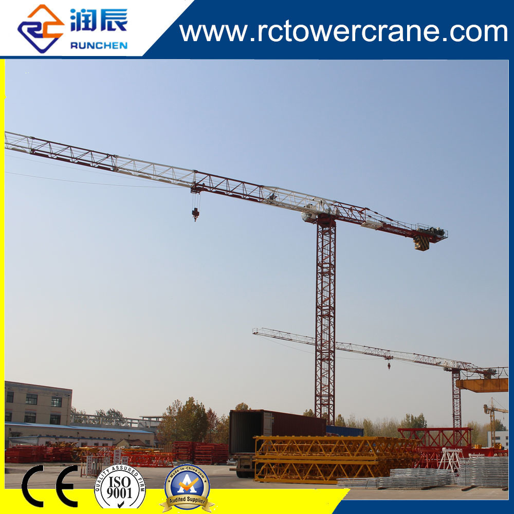 Topless Ce ISO 10t Tower Cranes Widely Used in Construction/Lifting/Tower Bridge/Building/ Station Site