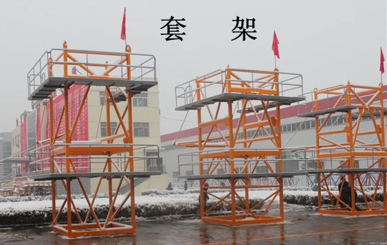 China High Quality Tower Crane Qtz160 (TC6020) Outernal Climbing Tower Crane Travelling Tower Crane