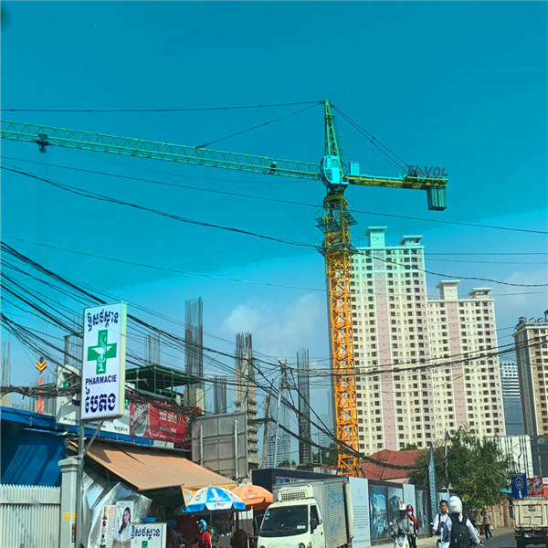 5 Ton Small Top Kit Tower Crane of Tc5010 Tower Crane in Cambodia