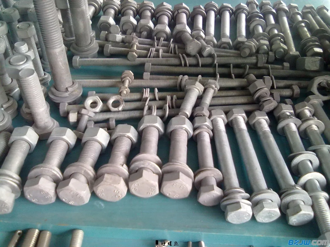 Stainless Steel 8 Grade Electric Power Iron Tower Insulator Bolt, Electric Power Iron Tower Bolt