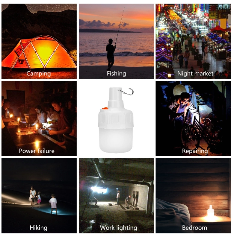 Rechargeable Tent Light Outdoor Camping Light Camping Lantern Emergency Light, Storm, Outages, Outdoor Portable Lanterns