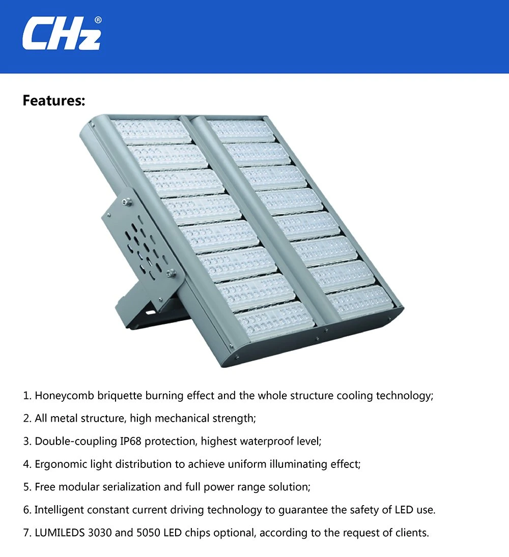 Chz Lights Good Performance 15m LED High Mast Lighting Tower with Factory Direct Supply