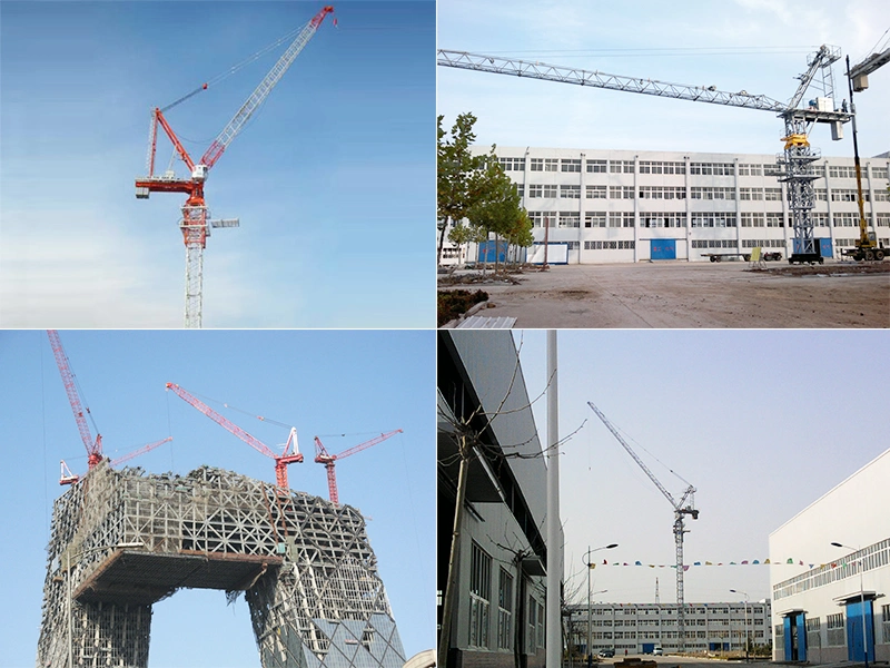 Factory Direct Supply Reliable 8-Ton Luffing Jib Tower Crane