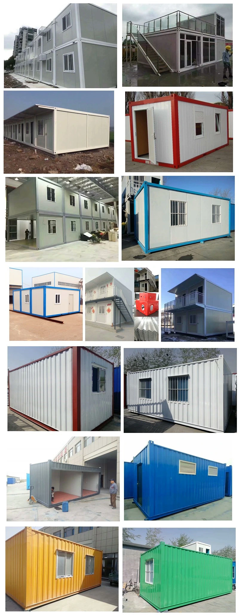 Noise Insulation Foam Light Steel Structure Low Cost Standard Prefab Worker Camp Dormitory House