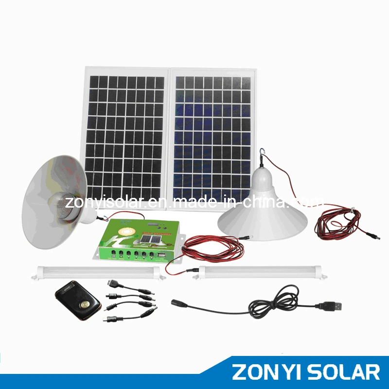 Solar Power Light (TWO lights & mobilephone charger & batteries for radio)