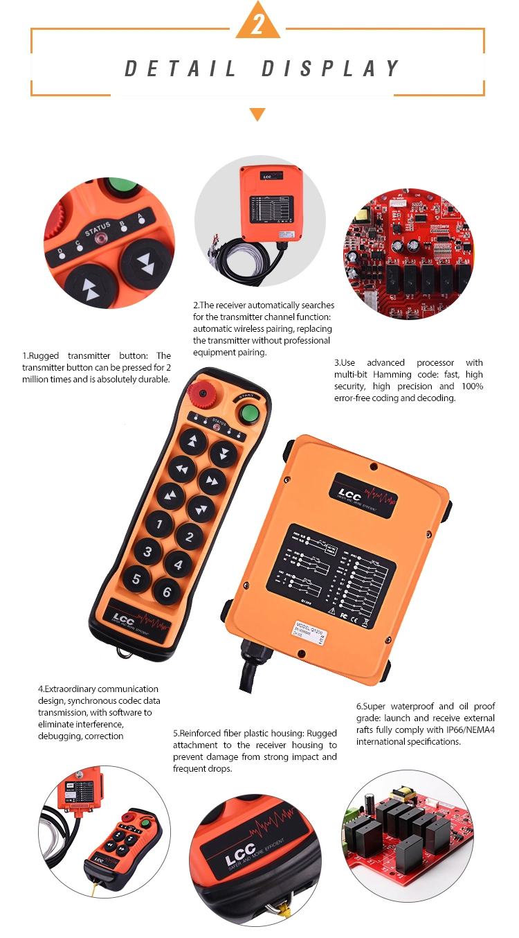 Q1200 Radio Remote Control for Tower Crane Forklift
