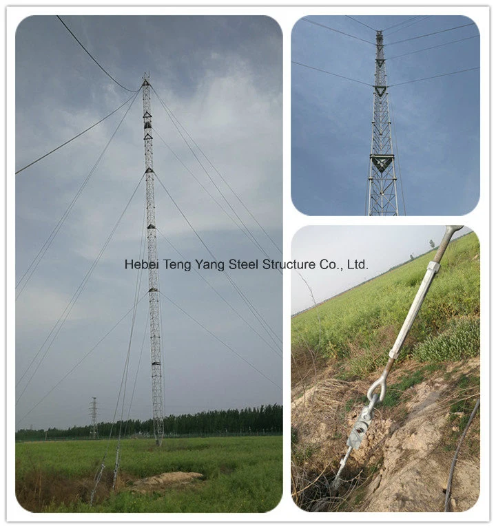 15m (49feet) High Mast Lighting Antenna Mast Communication Tower