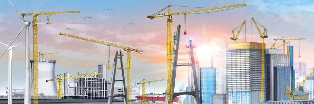 Topless 8 Ton Lifting Equipment Tower Crane From China Factory