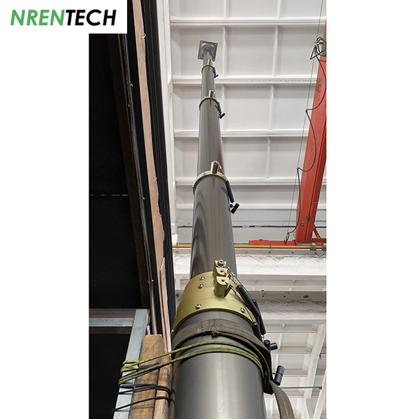 Heavy Duty Payloads 15m Pneumatic Telescopic Mast-Lockable Mast-Bts Mast Tower