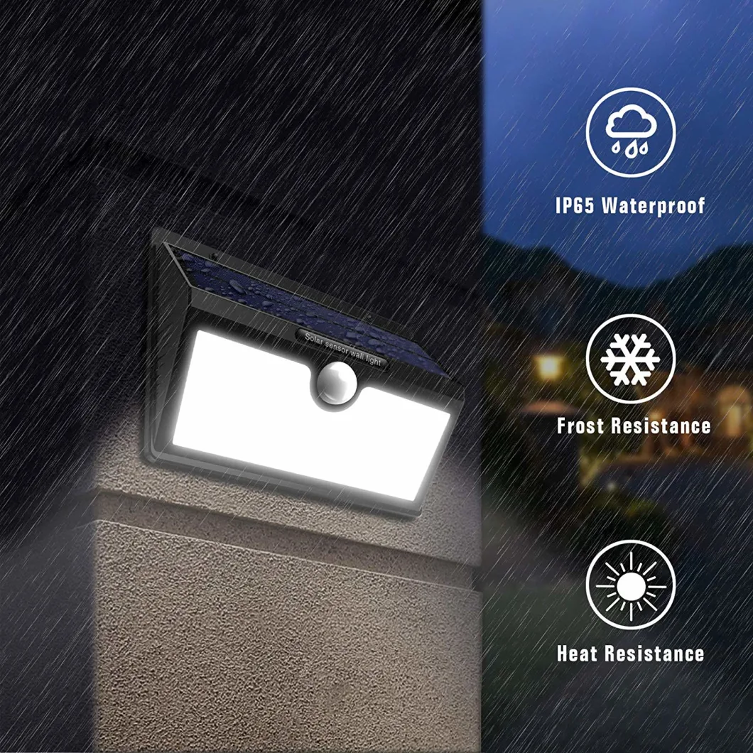 Solar Garden Light 800lm Waterproof LED Wall Light Dusk to Dawn Sensor LED Night Light