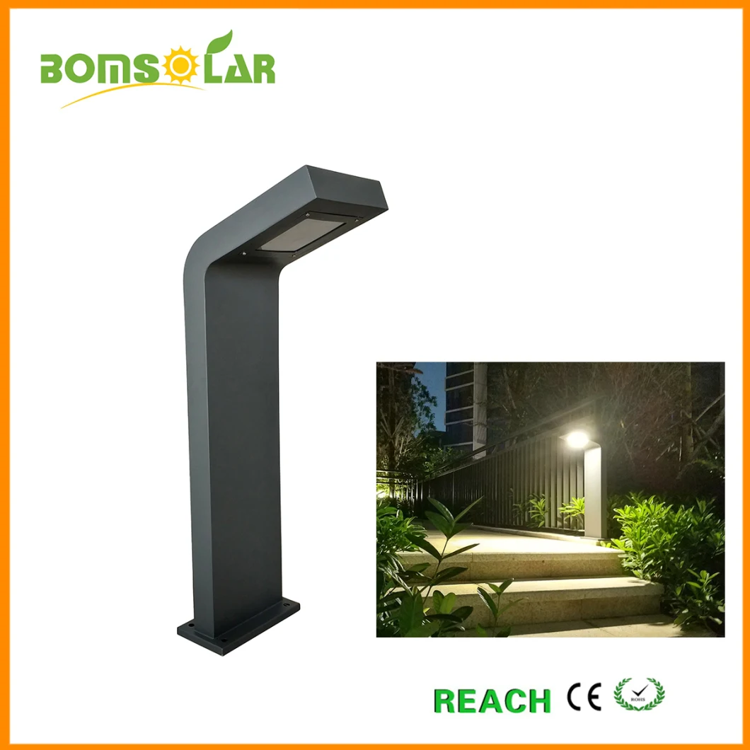 Durable Solar Walkway Light Outdoor, LED Solar Pathway Light, Aluminium Solar Garden Bollard Light Fixture
