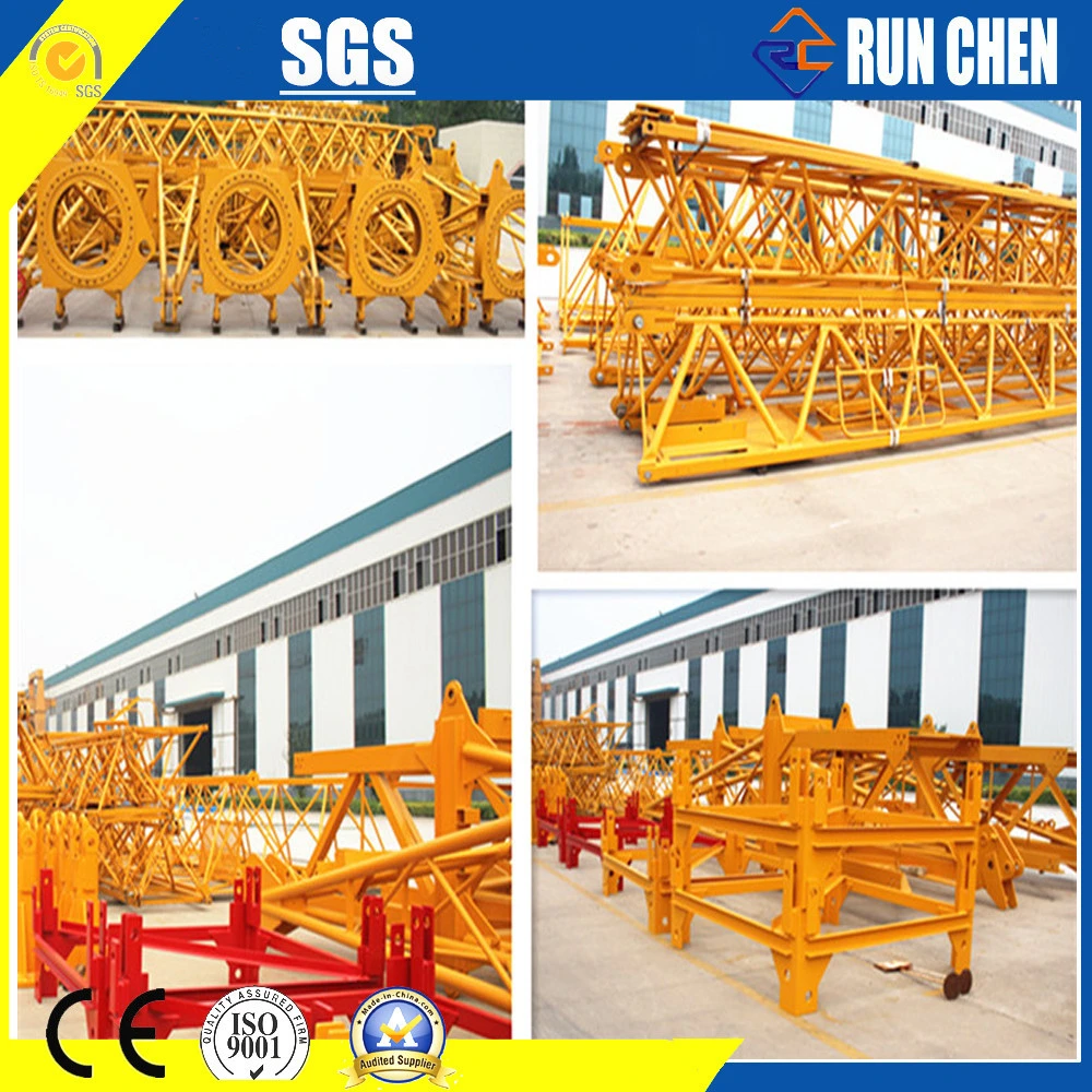 High Quality Tc5008A Tower Crane with Tower Head for Building Construction Site